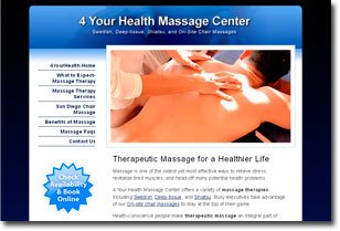 4 Your Health Massage website