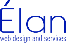 Elan logo: Elan Web Design and Services