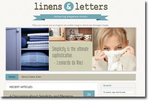 Linens and Letters website